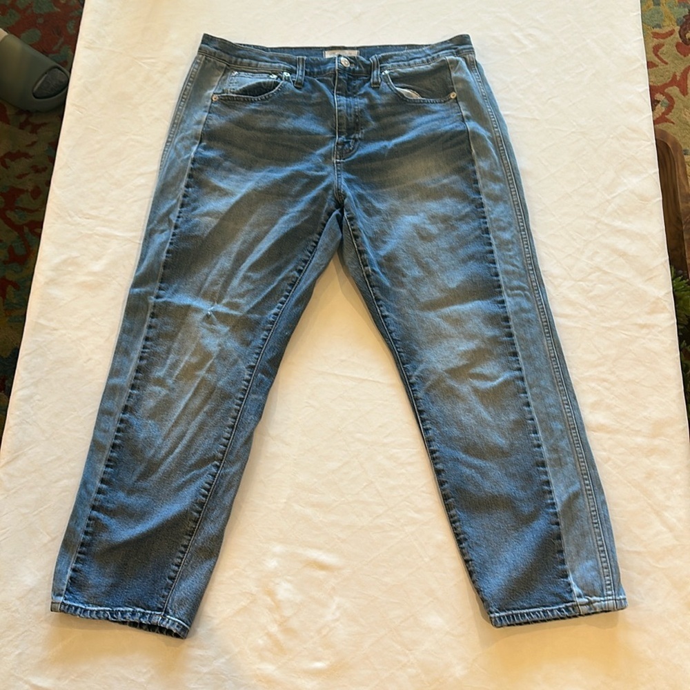 Madewell Cruiser Straight Pieced Jeans Rare Size 32 EUC